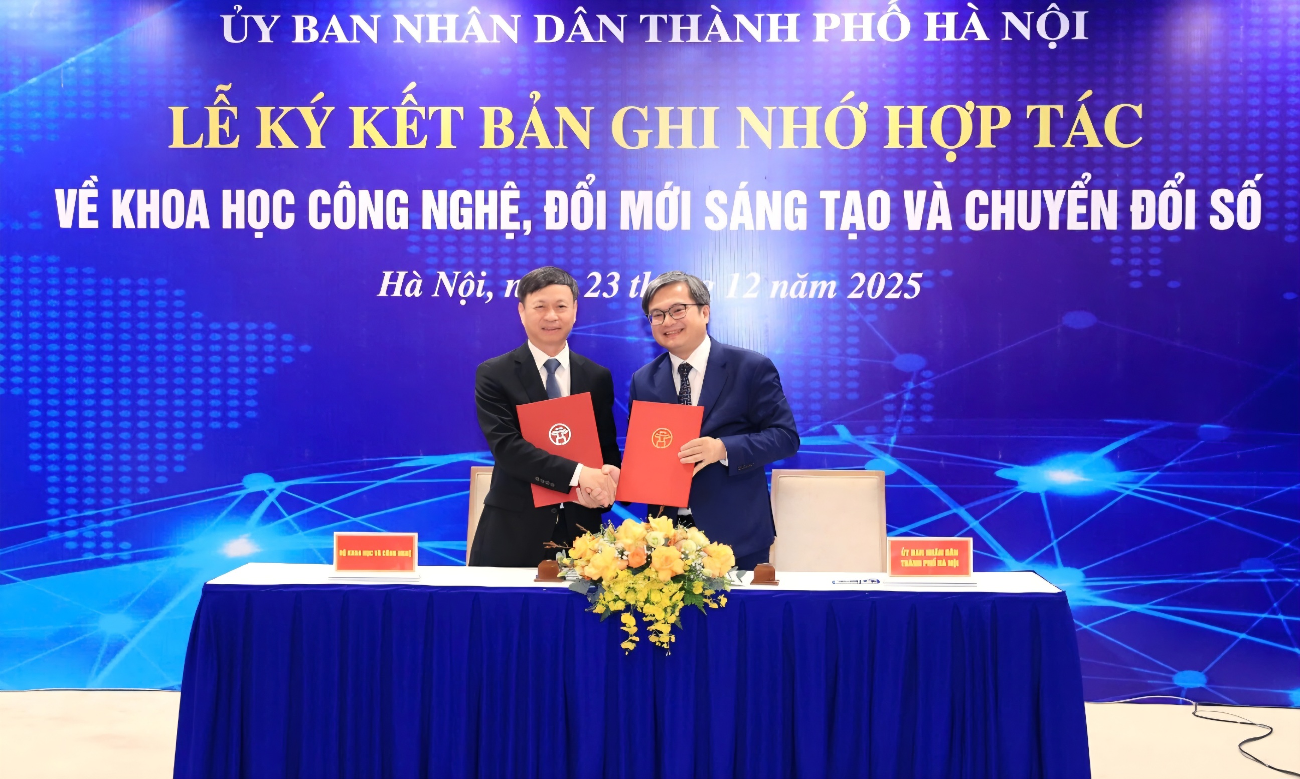 Bộ KH&CN đồng hành cùng Hà Nội xây dựng hệ sinh thái đổi mới sáng tạo